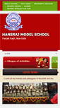 Mobile Screenshot of hansrajmodelschool.org